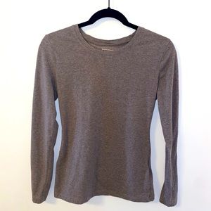 Banana Republic brown long sleeve shirt
